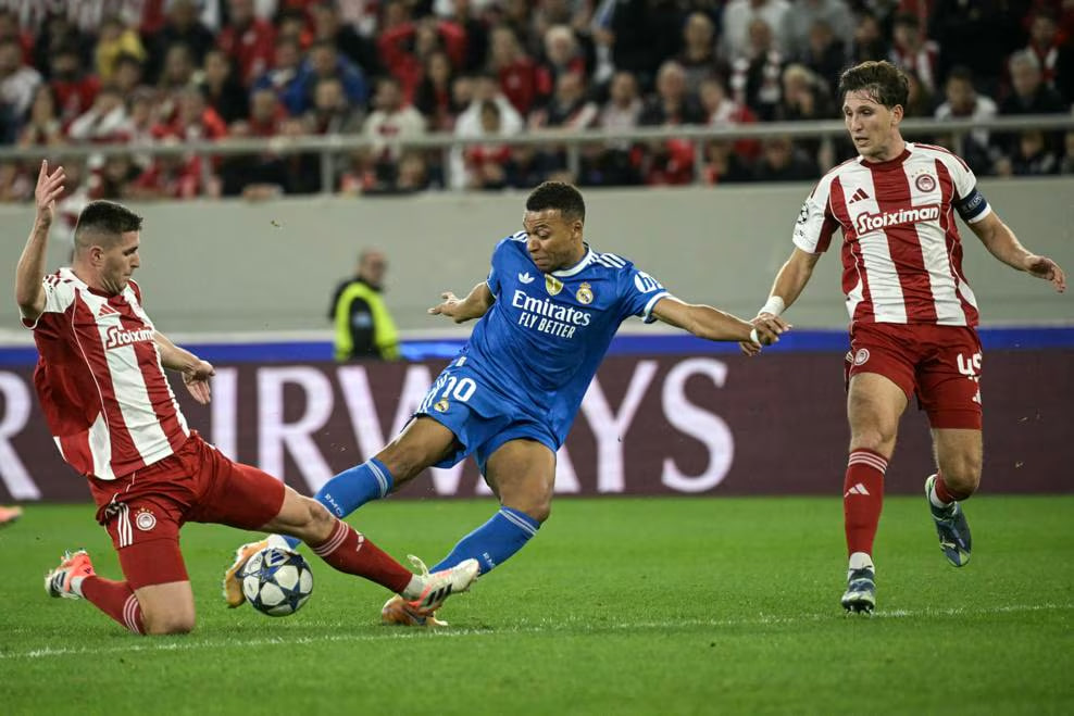 Olympiakos vs Real Madrid (03:00 – 27/11) | Xem lại trận đấu